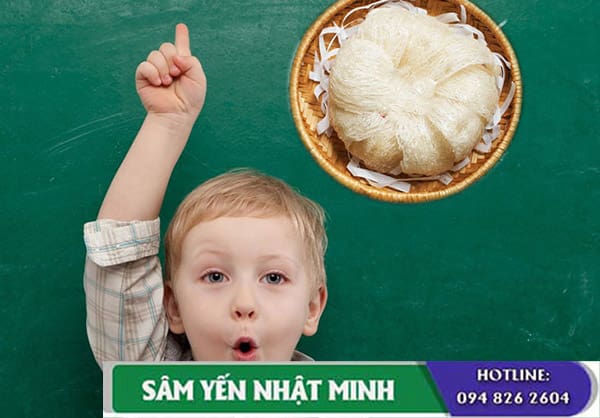 Tác dụng yến sào với trẻ em