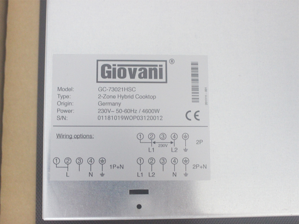 tam bếp điện từ giovani gc 73021hsc