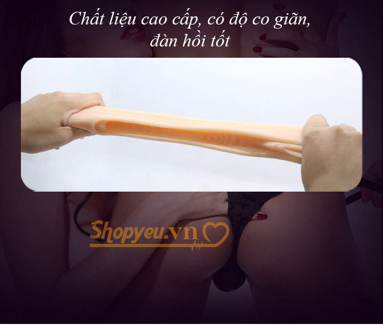chất liệu Âm đạo giả silicon cầm tay Passion Lady