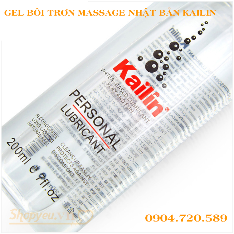 Gel bôi trơn massage Nhật Bản