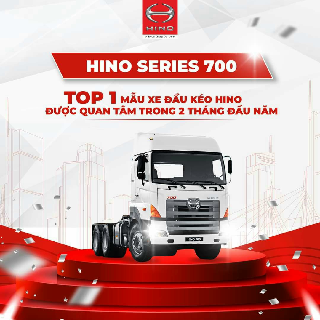 Đầu Kéo 2 Cầu Hino SS2P Euro 5 | Giá Xe Đầu Kéo Hino 700 Mới Nhất