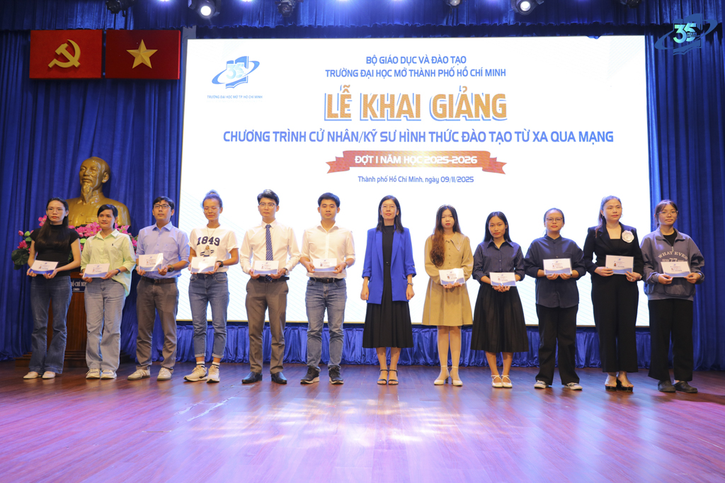 Trường Đại học Mở TP.HCM khai giảng chương trình Cử nhân, Kỹ sư đào tạo từ xa qua mạng đợt 1/ Năm học 2025–2026