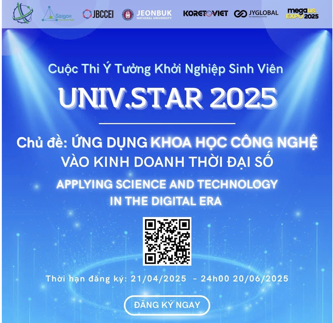 THÔNG BÁO PHÁT ĐỘNG CUỘC THI KHỞI NGHIỆP SINH VIÊN UNIV.STAR 2025