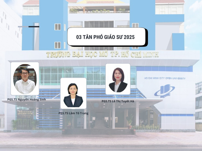 Trường Đại học Mở Thành phố Hồ Chí Minh có 03 tân phó giáo sư năm 2025