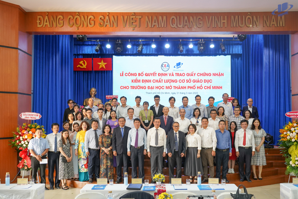 Đại học Mở Thành phố Hồ Chí Minh đạt kiểm định chất lượng Cơ sở giáo dục chu kỳ 2