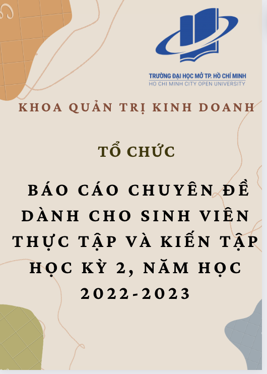 Khoa Quản trị Kinh doanh tổ chức báo cáo chuyên đề dành cho sinh viên thực tập và kiến tập