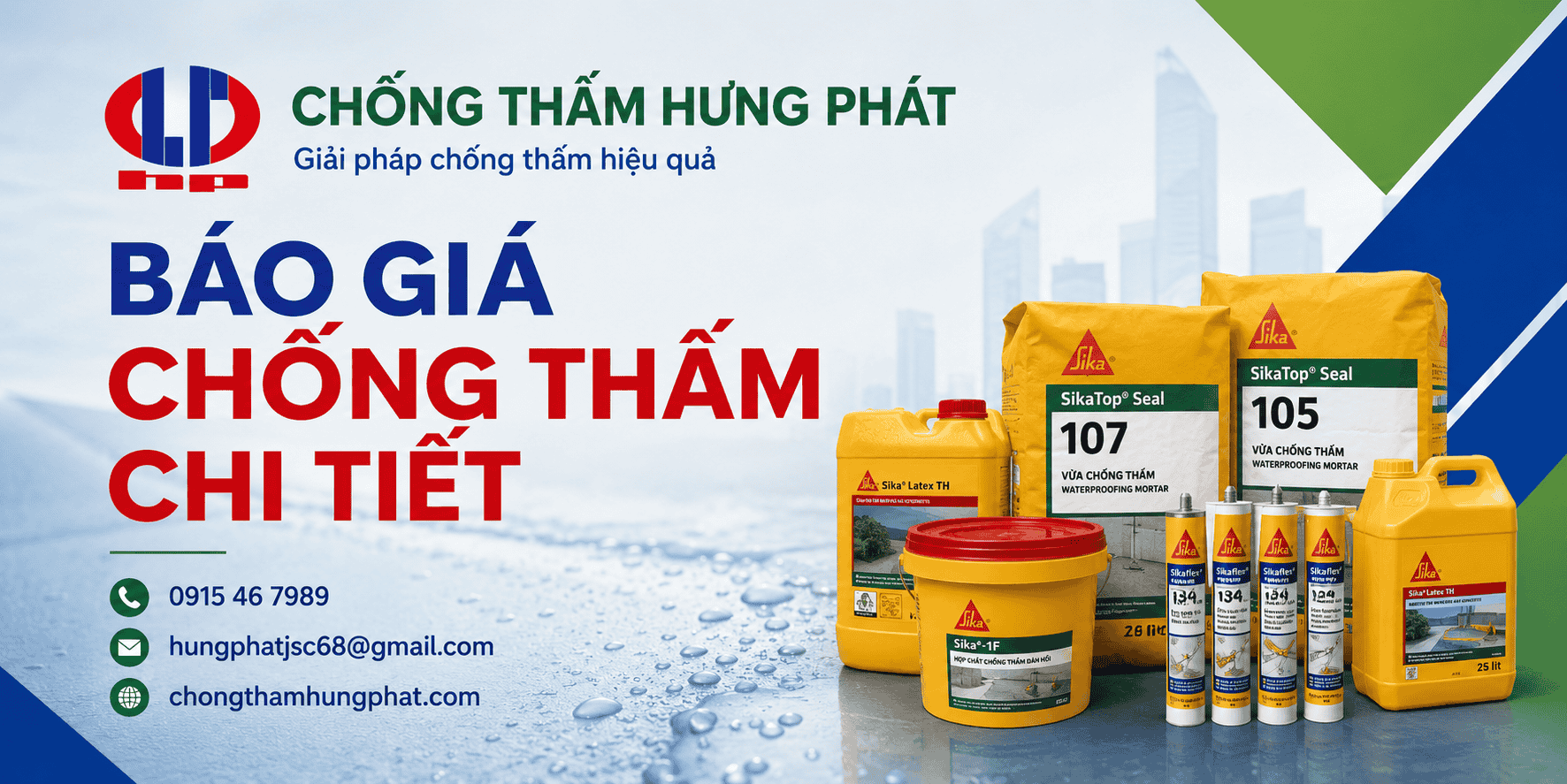 Bảng Báo Giá Sika Mới Nhất