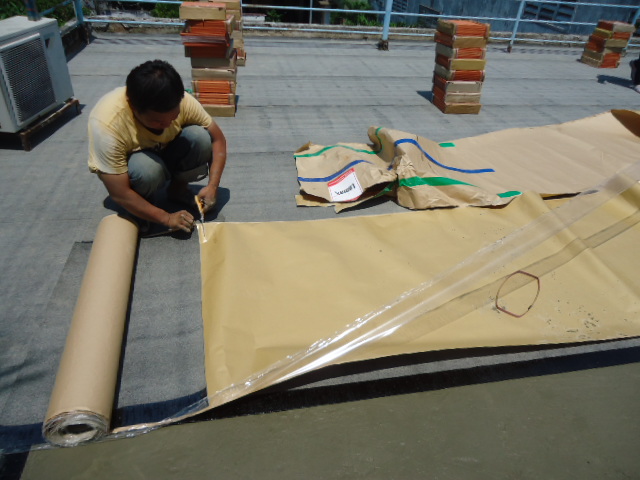 Các bước thi công màng chống thấm helken