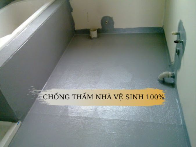  chống thấm nhà vệ sinh bằng màng khò nóng