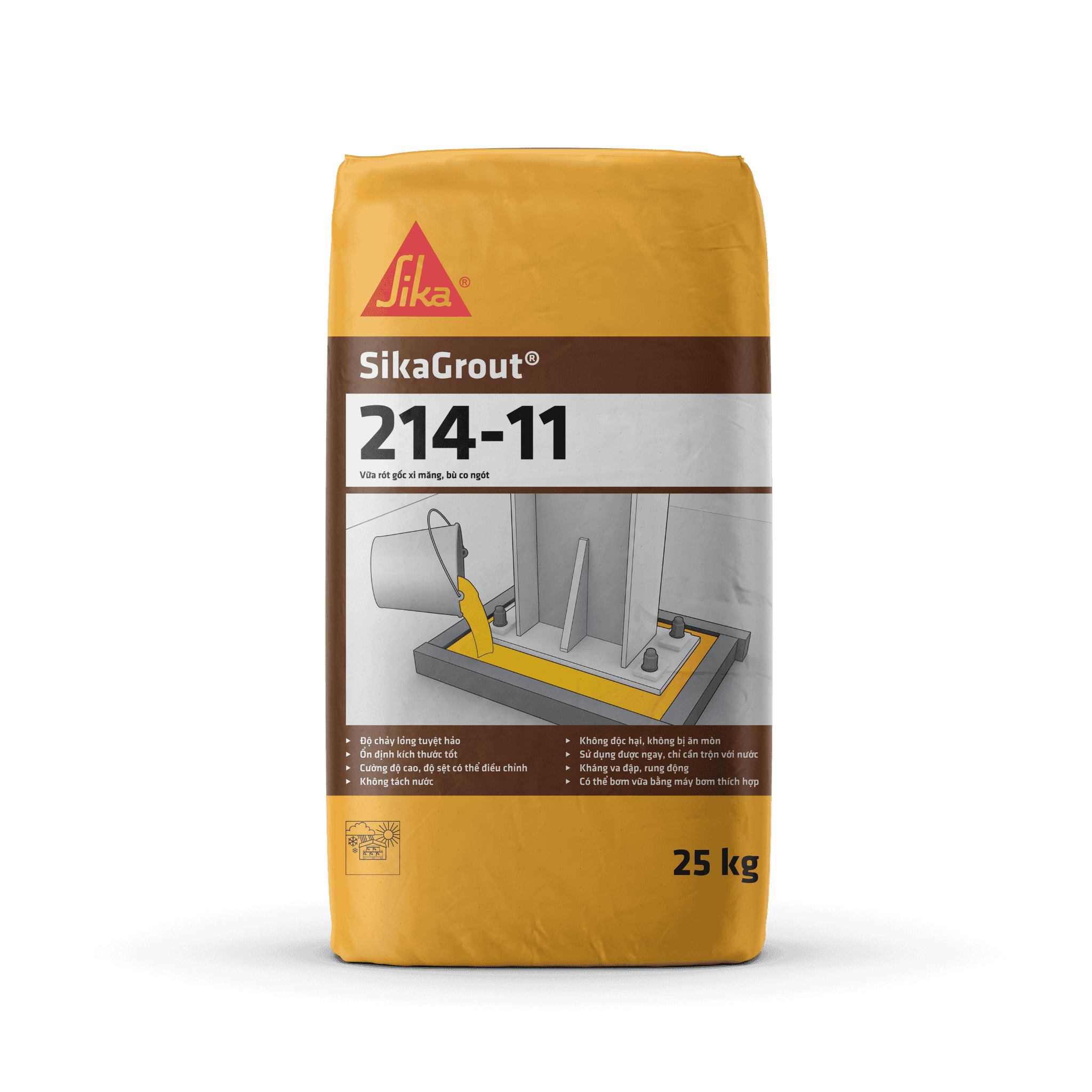 Đặc điểm nổi bật của Sikagrout 214 trong xây dựng