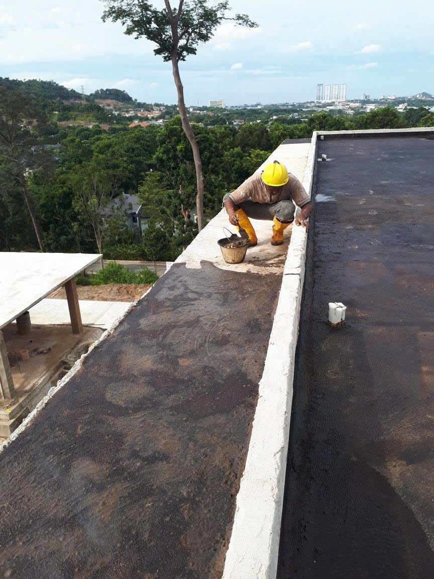 quy trình chống thấm sân thượng