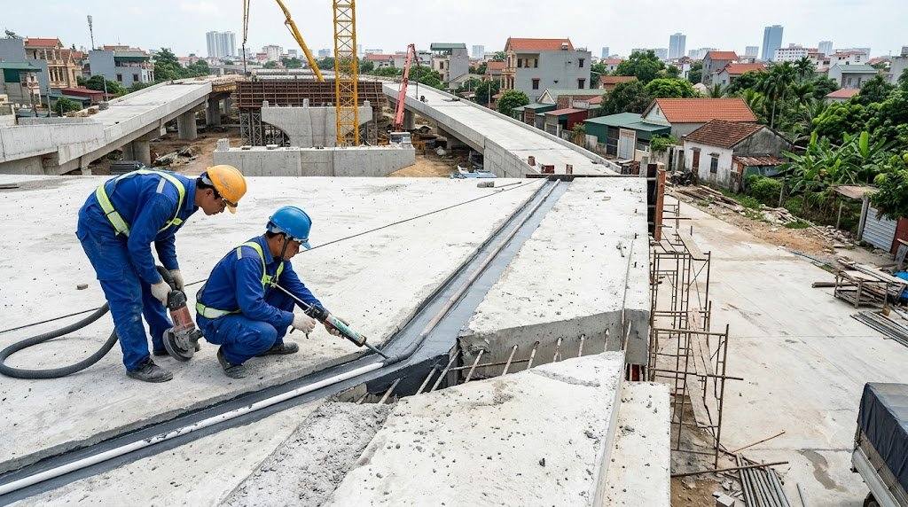 Khe co giãn là gì? Vì sao cần chống thấm?