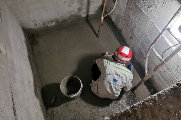 Lưu ý khi chống thấm hố thang máy