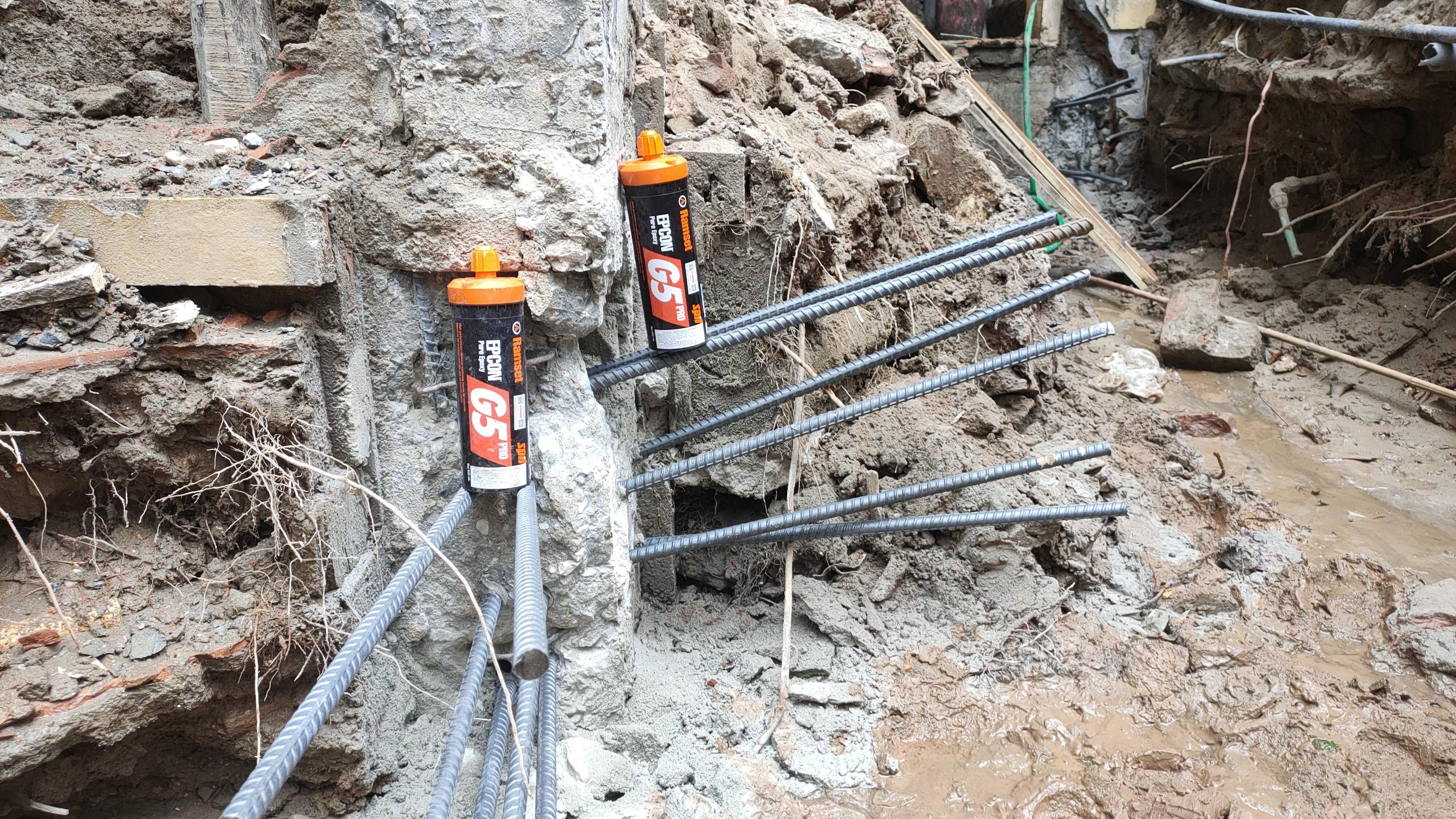 Lưu ý khi sử dụng hóa chất cấy thép