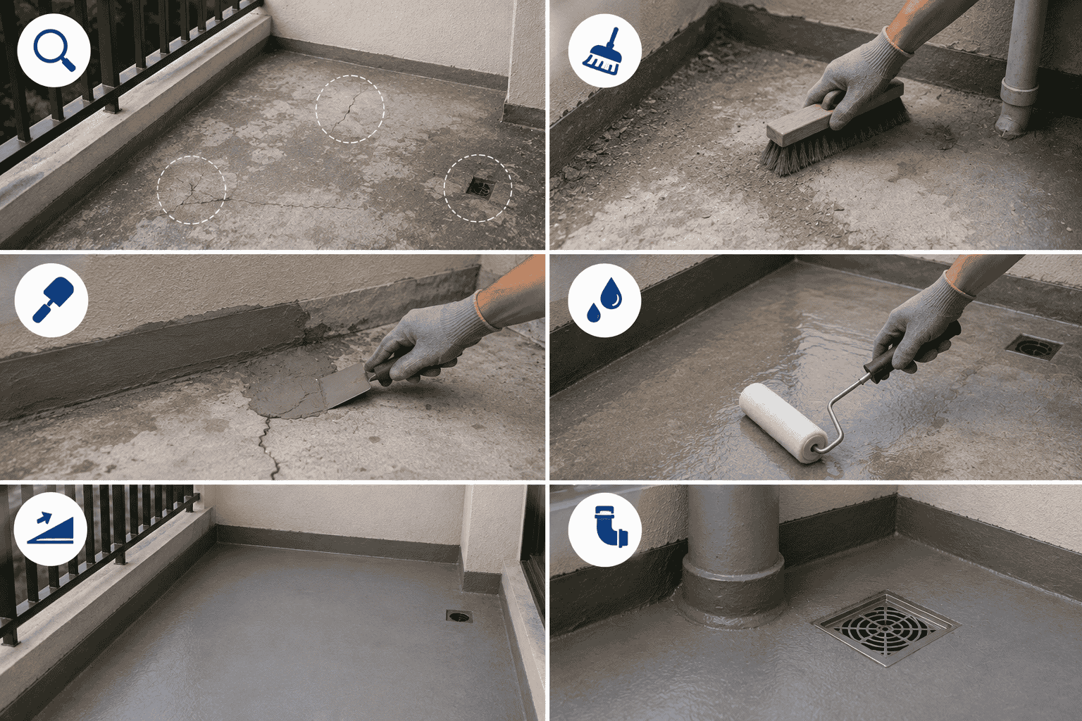 Những lỗi thường gặp khi chống thấm ban công