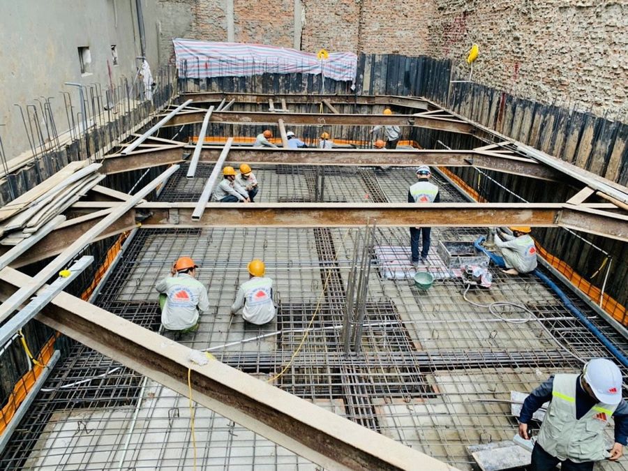 Những sự cố khi thi công tầng hầm nhà cao tầng