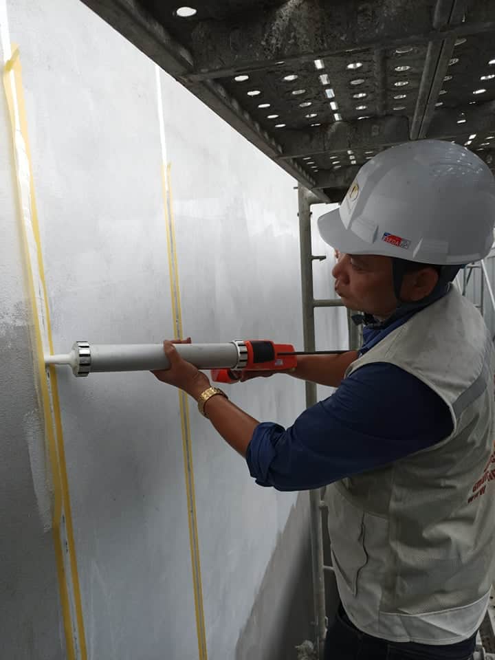 Quy trình thi công chất trám khe