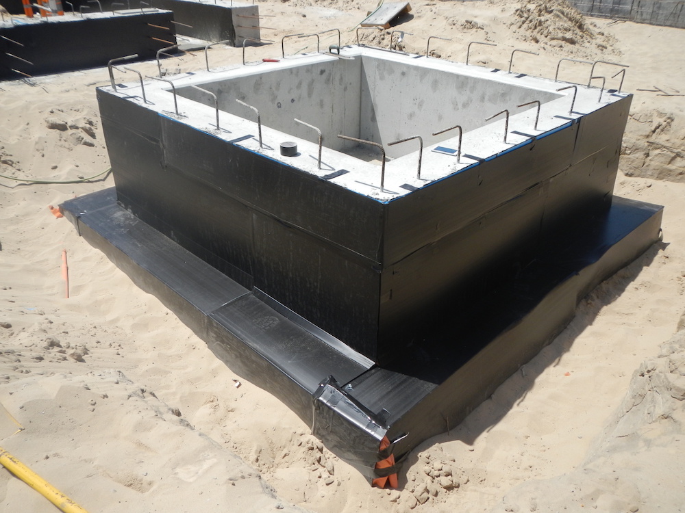 Quy trình thi công chống thấm thang máy bằng sika