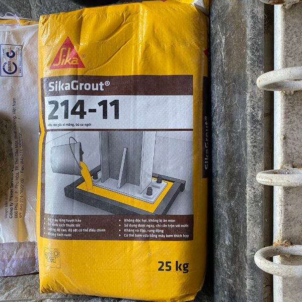Quy trình thi công Sikagrout 214