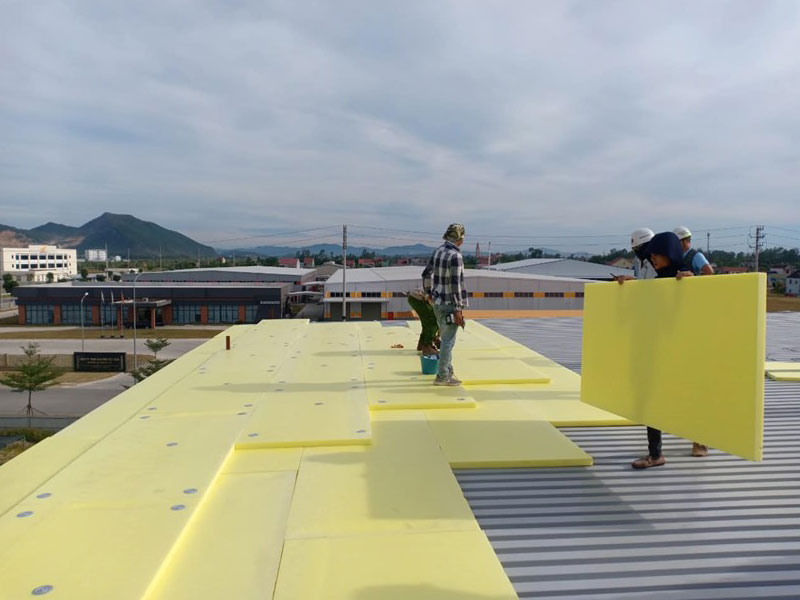 Quy trình thi công xốp cách nhiệt