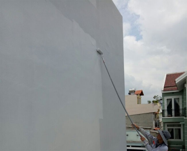 Sử dụng sơn chống thấm tường và nền