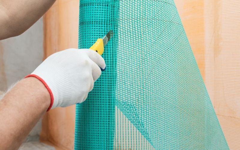 Ứng dụng thực tiễn của lưới sợi thủy tinh chống nứt