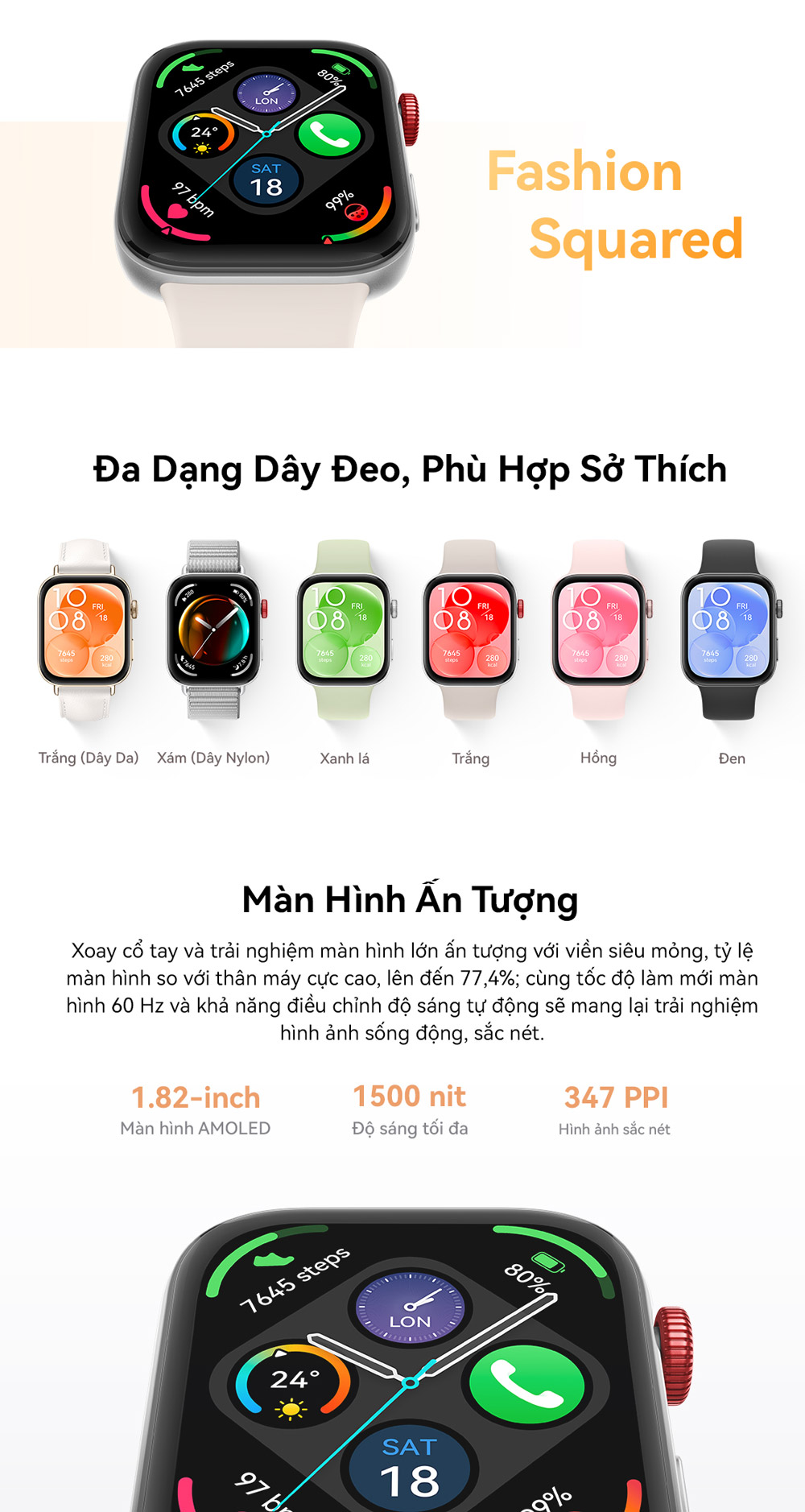 Techwear.vn - HUAWEI WATCHFIT 3