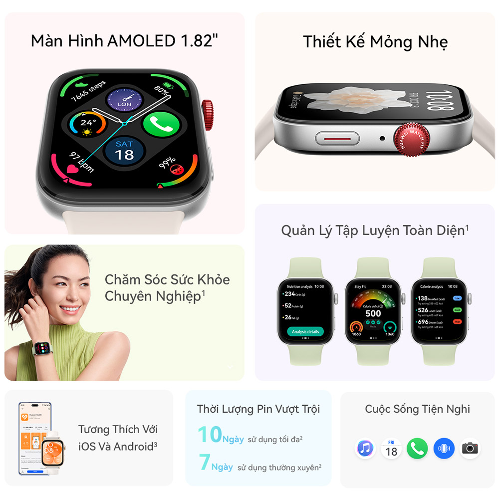 Techwear.vn - HUAWEI WATCHFIT 3