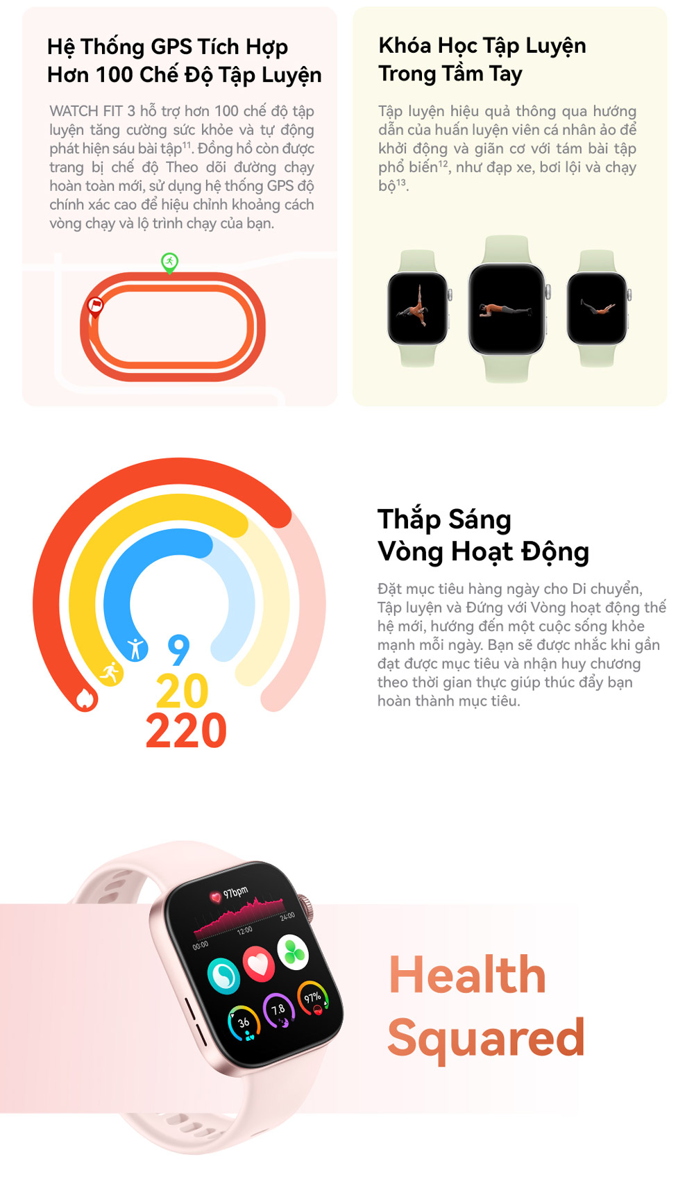 Techwear.vn - HUAWEI WATCHFIT 3