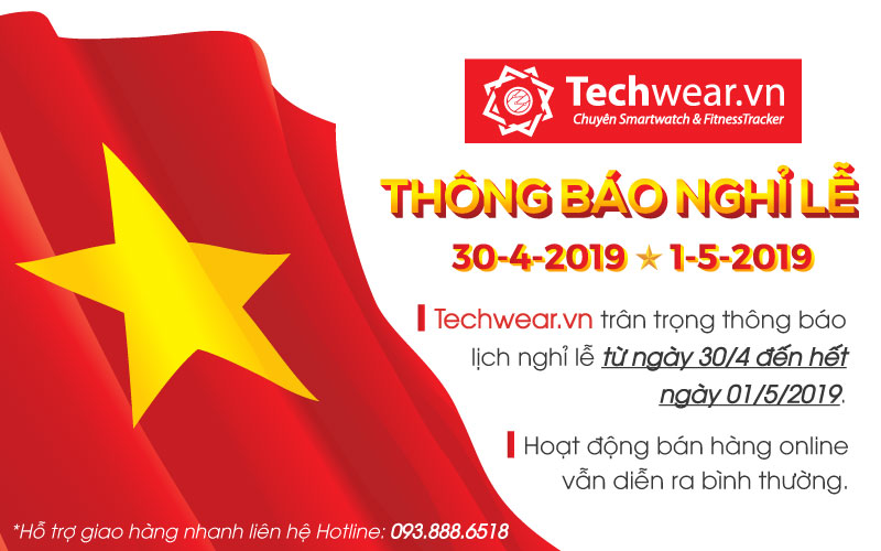 Thông báo nghỉ lễ 30/04/2019 - 01/05/2019
