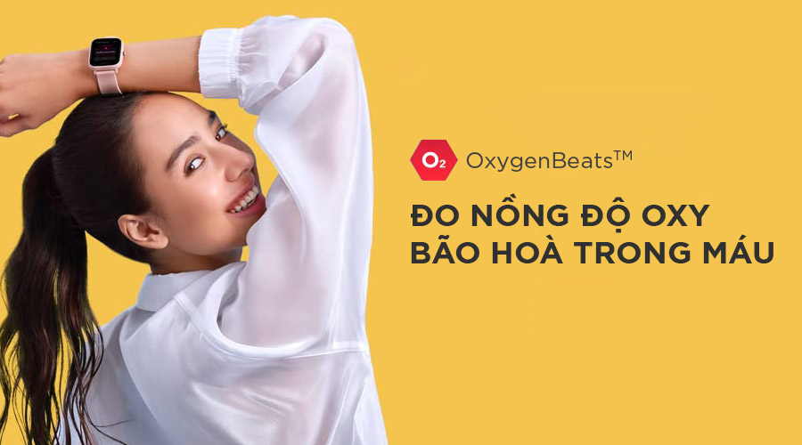 Huami Amazfit Bip U Pro đo Spo2