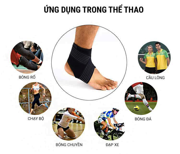 Băng thun cố định cổ chân