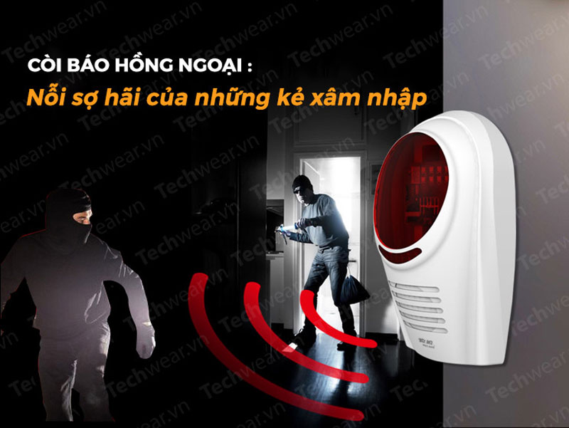 Còi báo động chống trộm hồng ngoại TWYL-007AF