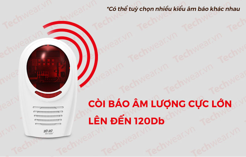 Còi báo động chống trộm hồng ngoại TWYL-007AF