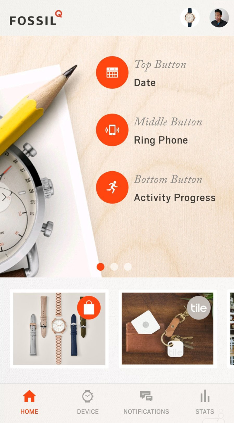 Đồng hồ Hybrid Smartwatch Fossil Q Jacqueline