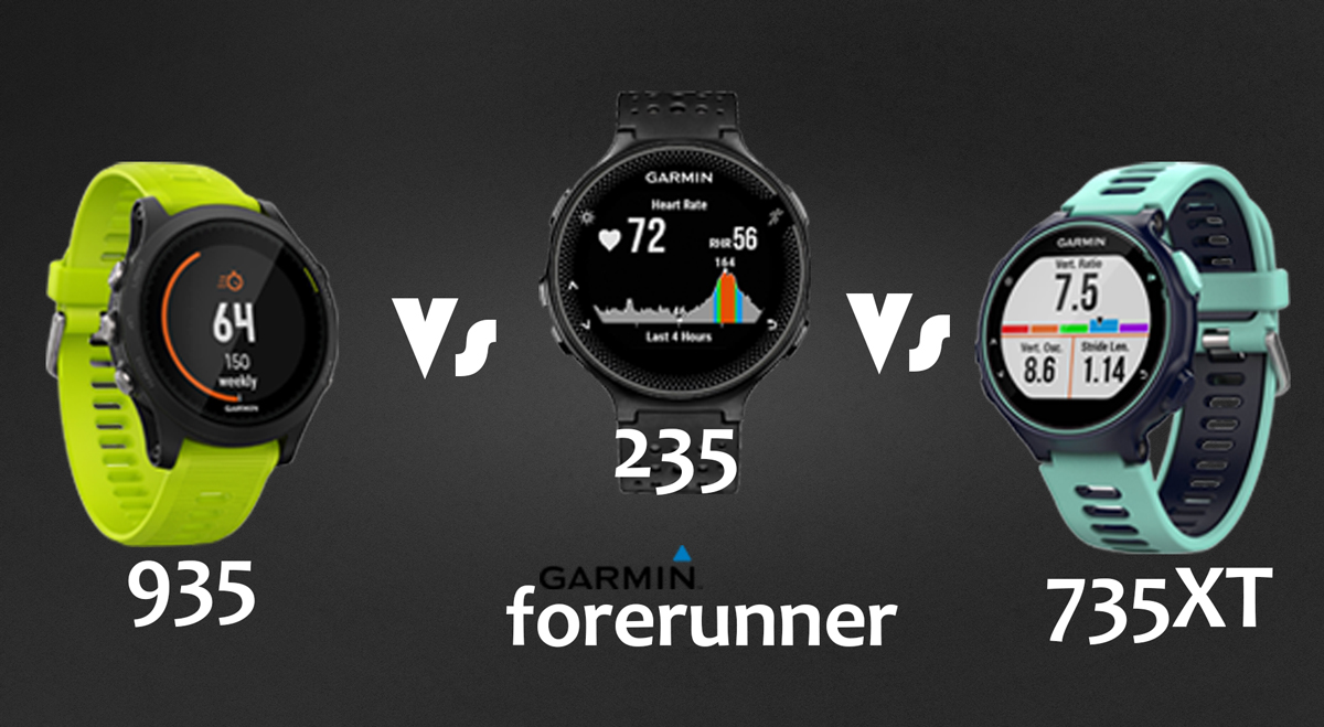 Garmin Forerunner 935, 735XT và 235