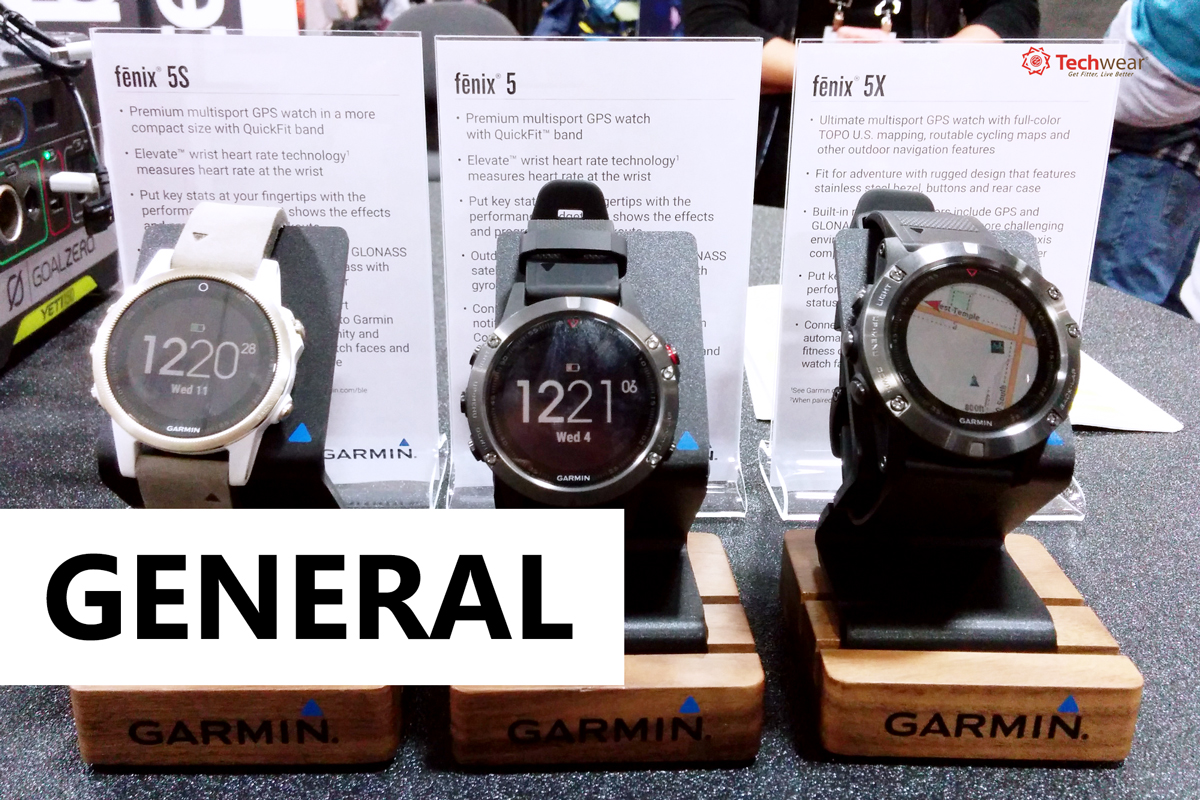 đồng hồ thể thao GPS Garmin Fenix 5, 5S và 5X