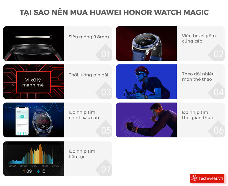 đồng hồ thông minh honor watch magic
