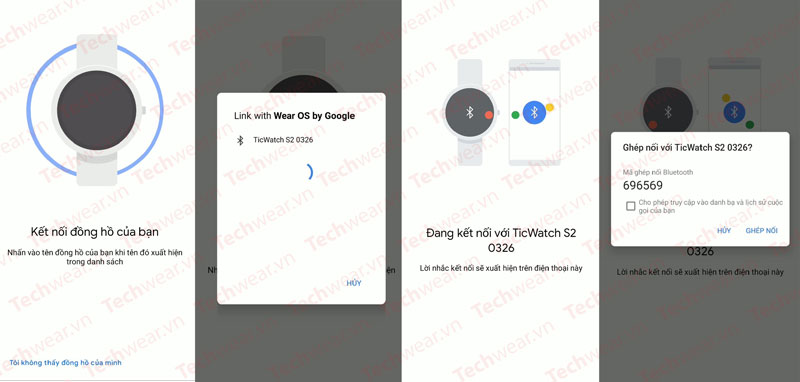 Hướng dẫn kết nối đồng hồ thông minh Wear OS với điện thoại