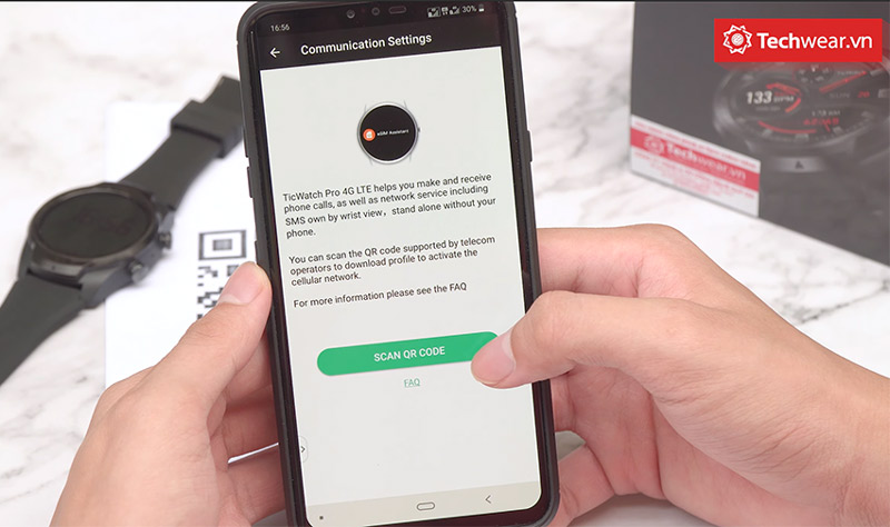 Hướng dẫn kích hoạt và kết nối eSIM trên đồng hồ ticwatch pro 4G lte