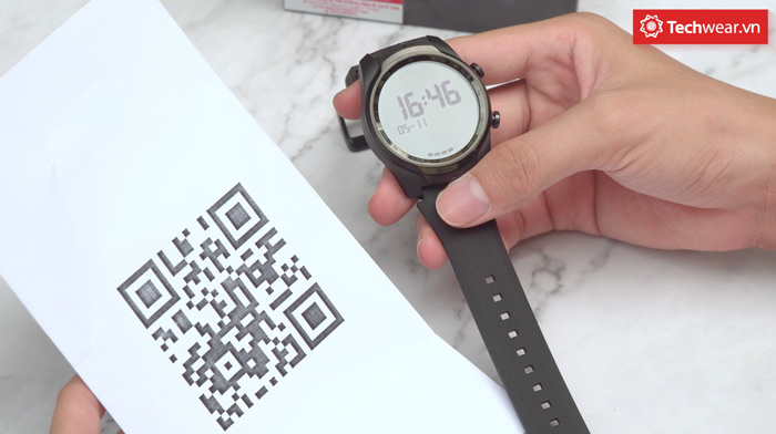 Quét mã QR kích hoạt và kết nối eSIM trên đồng hồ ticwatch pro 4G lte
