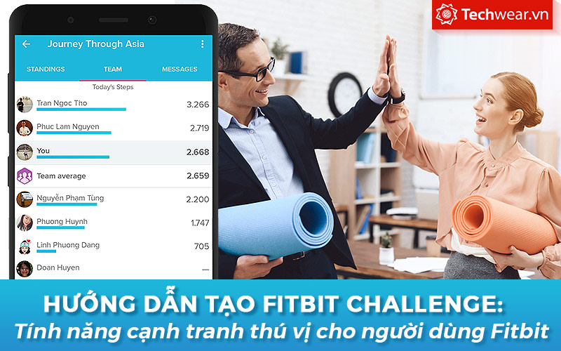 Hướng dẫn tạo Fitbit Challenges