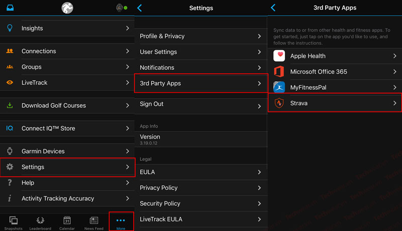 Hướng dẫn đồng bộ ứng dụng Garmin Connect và Strava