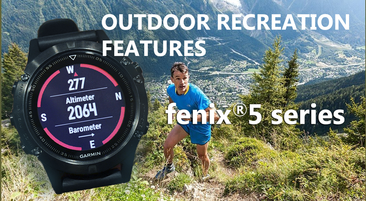 đồng hồ thể thao GPS Garmin Fenix 5, 5S và 5X