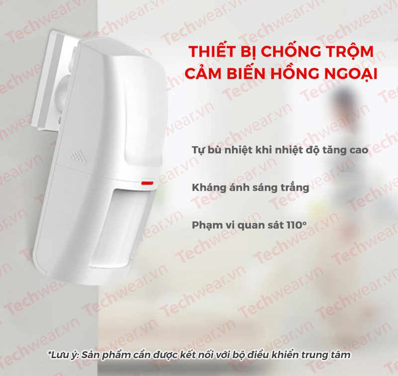 Phụ kiện cảm biến hồng ngoại phát hiện chuyển động TWHW-03D 