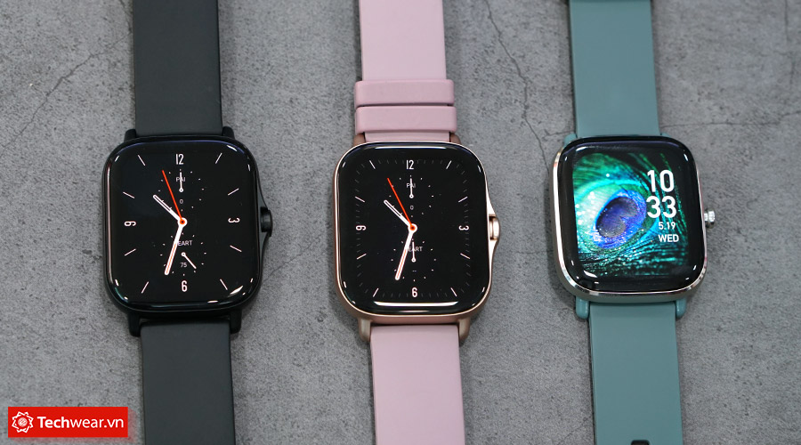 So sánh Amazfit GTS 2 vs GTS 2e vs GTS 2 Mini