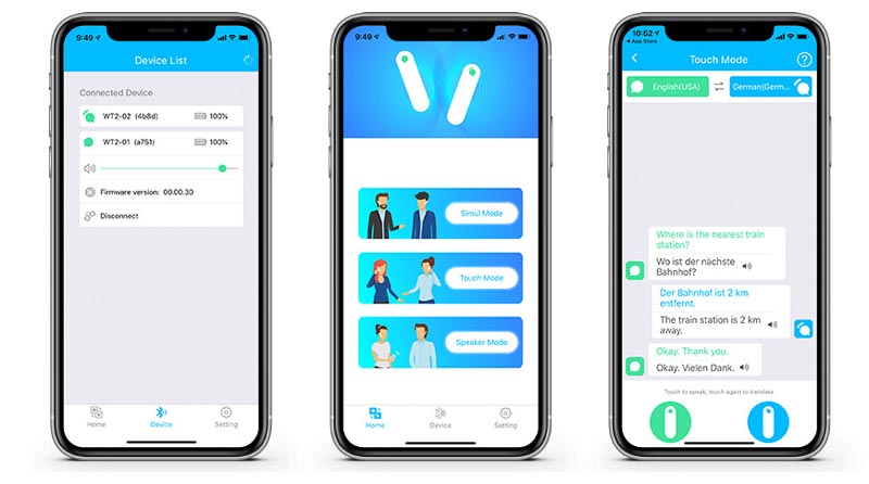 Tai nghe phiên dịch WT2 Plus AI Translator Earbuds
