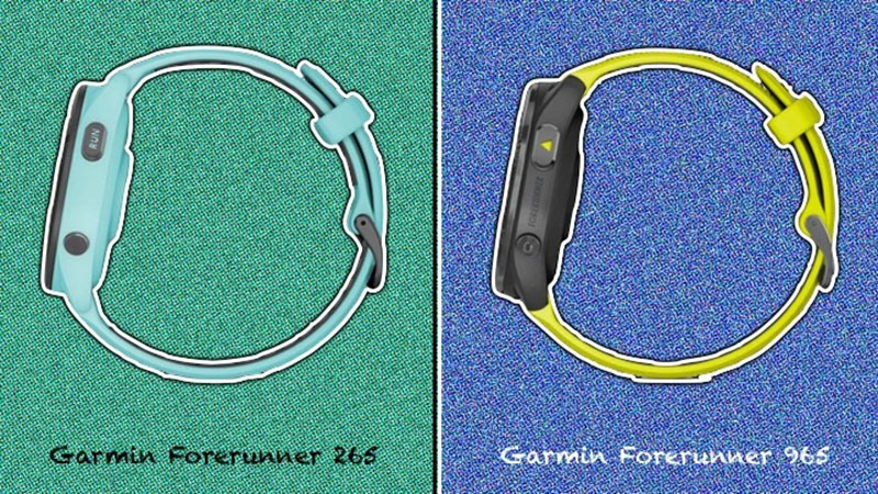 Khác biệt giữa Garmin Forerunner 265/265S và 965