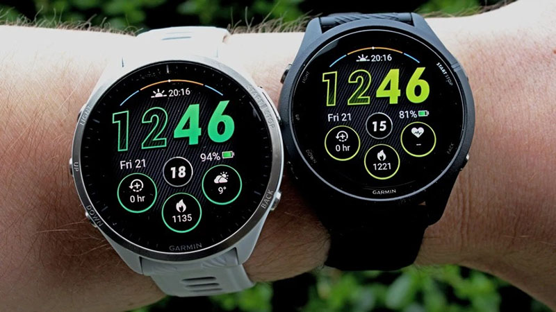 Khác biệt giữa Garmin Forerunner 265/265S và 965