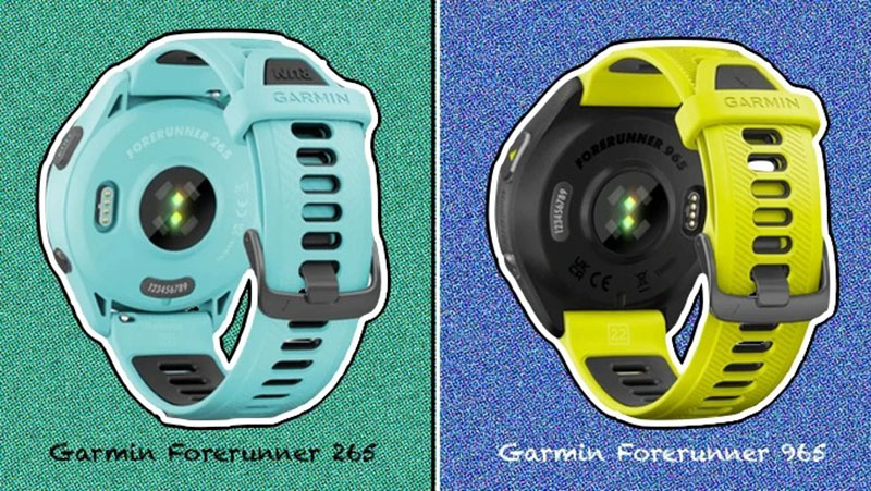 Khác biệt giữa Garmin Forerunner 265/265S và 965